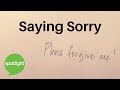 Saying sorry  practice english with spotlight