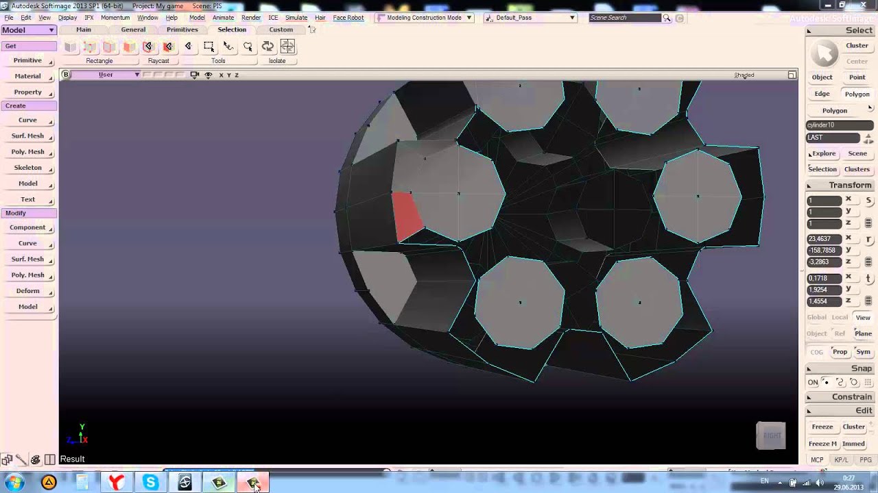 Softimage Interface Softimage XSI урок моделирования. - YouTube