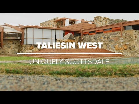 Vídeo: Frank Lloyd Wright e Taliesin West em Scottsdale, AZ