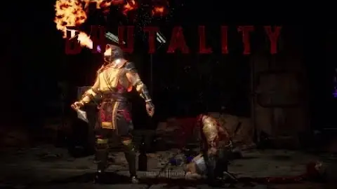How do you do scorpion fatalities in mk11?