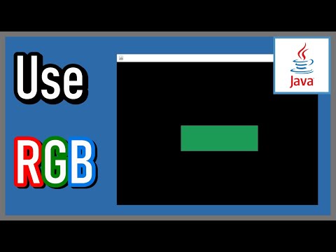 [Java Code Sample] How to use RGB color