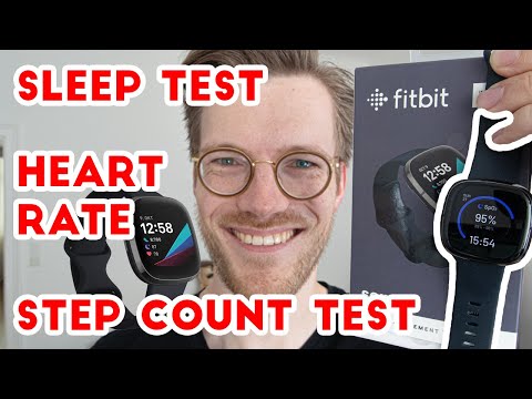 Fitbit Sense Accuracy (Sleep, Step counting, Heart Rate)