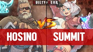 【GGST】HOS1NO(GOLDLEWIS) vs SUMMIT(ELPHELT) ▰ Guilty Gear Strive | High Level Gameplay