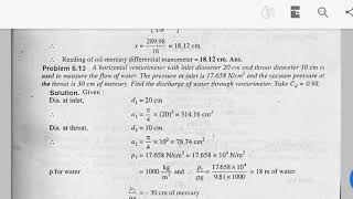 venturimeter problems with solution 2