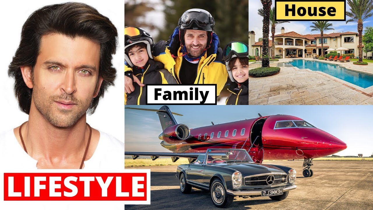 Hrithik Roshan Lifestyle 2020, Wife, Income, Son, House, Cars, Family ...