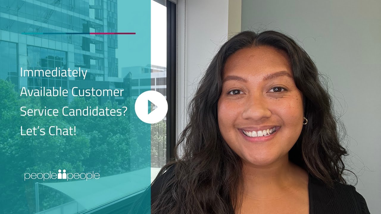 Immediately Available Customer Service Candidates? Let’s Chat! - YouTube