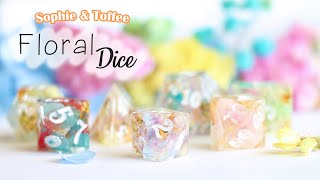 Floral Dice Set│Sophie & Toffee Subscription Box August 2020