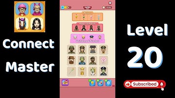 Connect Master Level 20 Walkthrough 🧩 | Match Puzzle | Puzzle Solutions & Tips | Go Answer