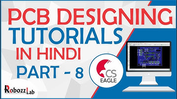PCB Designing Tutorials in Hindi Part 8 - How to print Eagle board or layout file : Robozz Lab