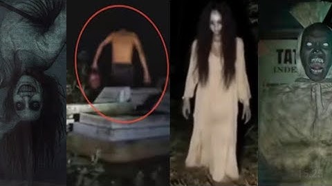 10 PENAMPAKAN HANTU KUNTILANAK TERSERAM DUNIA DAN POCONG | PENAMPAKAN TERSERAM DAN TERJELAS