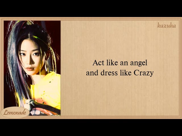 act like an angel dress like crazy LE SSERAFIM Easy Lyrics act like an angel dress