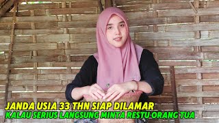WOOW...MENGEJUTKAN‼️SUDAH LAMA GA ADA KABAR NASIB JANDA DESA USIA 33 TAHUN SIAP DI LAMAR