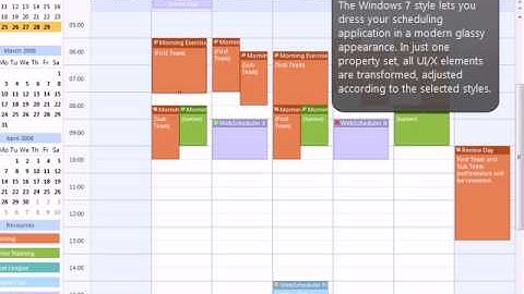 WebScheduler - New Dazzling Visual Themes