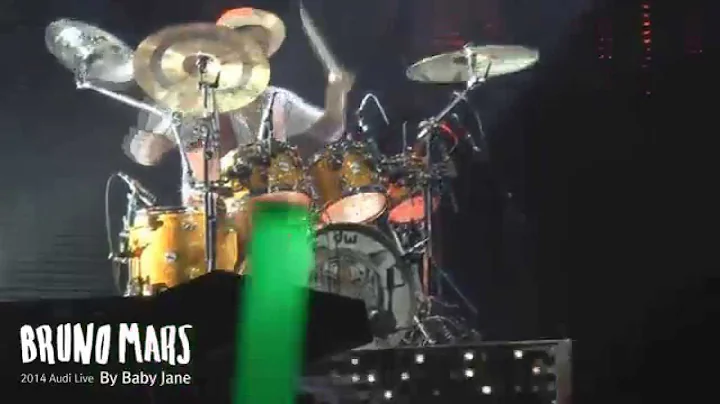 Bruno Mars [Drum Solo - Locked out of Heaven] @ 2014 Audi Live in Seoul - By Baby Jane♥