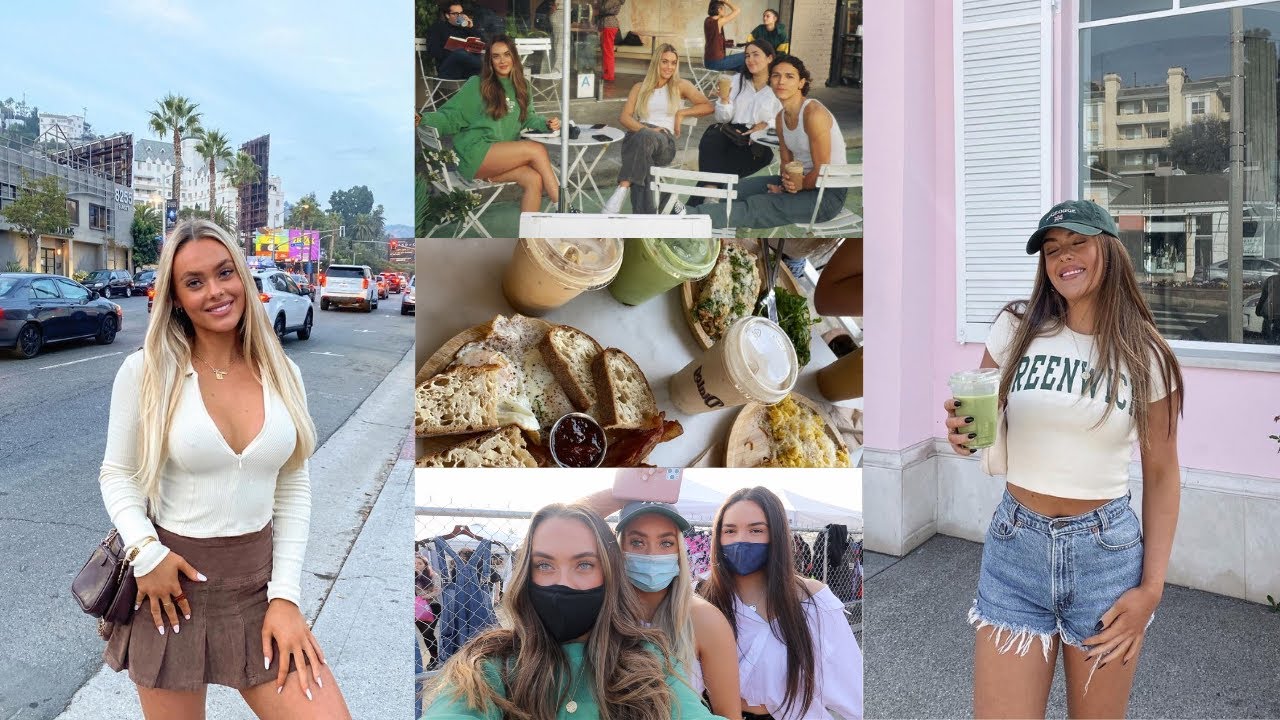 [ VLOG ] living our best life (markets, brunch dates, LA) | Mescia Twins