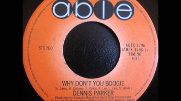 Dennis Parker - Why don't you boogie (1979) Vinyl