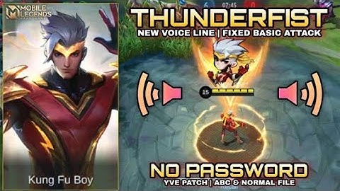 Chou Thunder Fist Script!||No password|SphinxTV