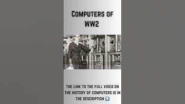 The INCREDIBLE History and Science of Computers from WW2