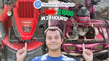 How to turn $1 into $1000 in 24 hours using Facebook Marketplace! (Fastest side hustle)