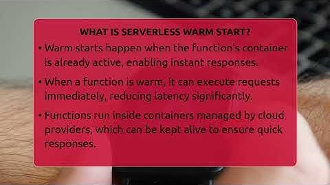 What Is Serverless Warm Start? - Talking Tech Trends