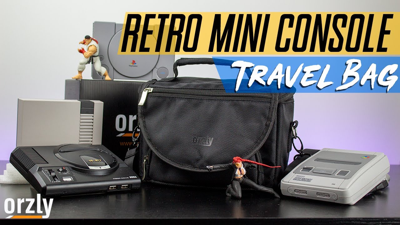 The BEST Travel bag for your Sega Genesis Mini, PlayStation Classic, SNES Mini and NES Mini