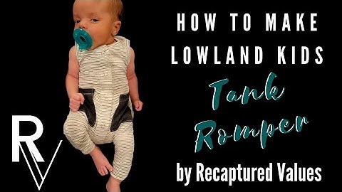 How to Make the Lowland Kids Tank Romper by Recaptured Values
