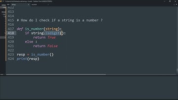 How do i check if a string is a number(float) ?
