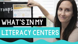All of the Activities I Use for My Elementary Literacy Centers (Super Simple & Fun)