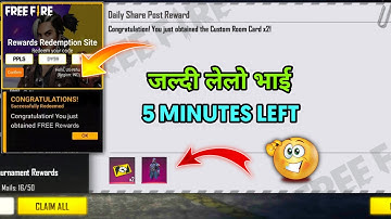 FREE FIRE NEW REDEEM CODE TODAY 23 JUN | JOIN RAMPAGE PARTY REDEEM CODE | ANNIHILATOR BUNDLE CODE