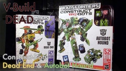 Construct-bots Dead End & Autobot Hound - V-Build 46