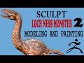 Sculpt  LOCH NESS MONSTER in ZBRUSH 4R7 -  Modeling and painting Part 2