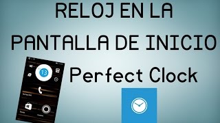 Pon un reloj en tu pantalla de inicio con Perfect Clock - Windows Phone screenshot 5