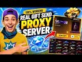 I Tried GIFT SEND Proxy Server In Free Fire ( 100% Working) 😀 New VVIP Server 🤓 Nalla Free Fire