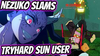 NEZUKO SLAMS SUN BREATHING TRYHARD | Rogue Demon