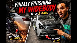 FINALLY MOLDED MY WIDEBODY G37...  AFTER 2 YEARS