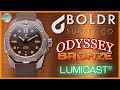 Best Microbrand There Is! | BOLDR Odyssey Bronze Lumicast® 500m Automatic Unbox &amp; Review