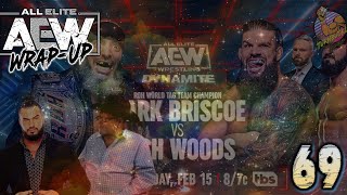 MARK BRISCOE VS. JOSH WOODS | WARDLOW sits down with JIM ROSS | MORE REVOLUTION build | AEW NEWS