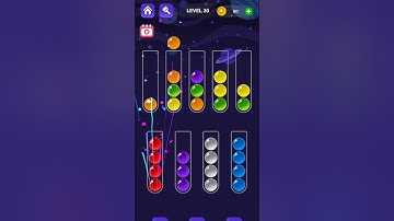 Ball Sort Master Game Level - 30 | Puzzle Games #entertainment #puzzle #games