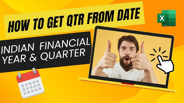How to Get Financial Year & Quarter from Date in MS Excel | Indian Financial Year | Plus-Is