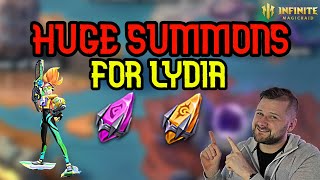 Huge Summons For Lydia! Viewer Summons - Infinite Magicraid