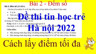 [Scratch] Hướng dẫn chi tiết bài 2 đếm số - Tin học trẻ Hà nội 2022 screenshot 4