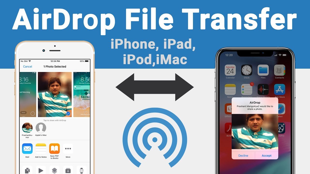 how to transfer files from mac to iphone without airdrop