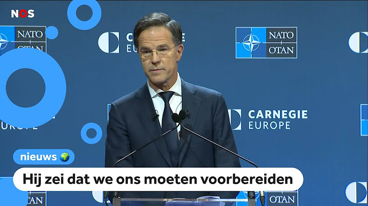 Wat bedoelde Rutte met zijn toespraak over oorlog?