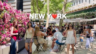 [4K]NYC WalkMemorial Day Weekend in New York CityBryant Park to Rockefeller Center | May 2024
