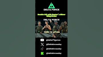 Delta Force PS5. Double kill with Raptor´s Silver Wing Drone
