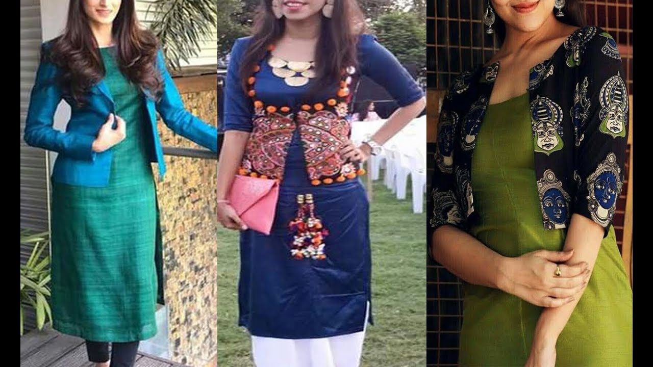 LOWIS Jaipuri Rajasthani Rayon Straight Kurti with Jacket for Women & Girls  CBS-03 Blue, Black : Amazon.in: कपड़े और एक्सेसरीज़