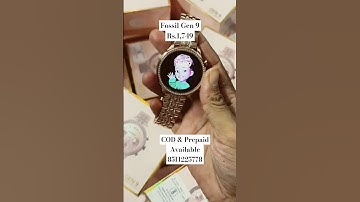 Fossil Gen 9 Dimond Watch For Women 🔥 With 2 Strap Free 🔥 Rs.1749 #fossil #smartwatch #shorts