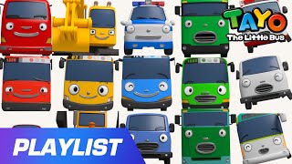 [Playlist] Dance Party for Cars | Learn Colors Song  | The Brave Cars | Tayo and Friends