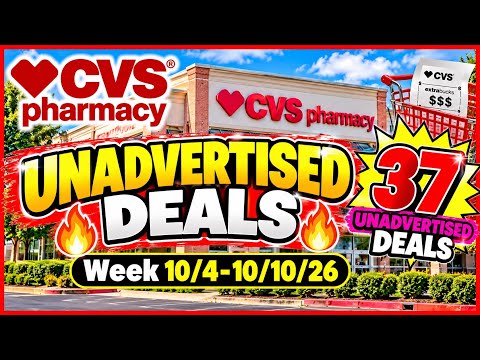 CVS unadvertised deals 10/4/26-10/10/26 | 🔥37 unadvertised deals