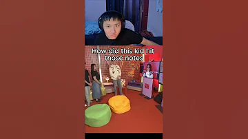 This Asian Kid Came To Sing 
